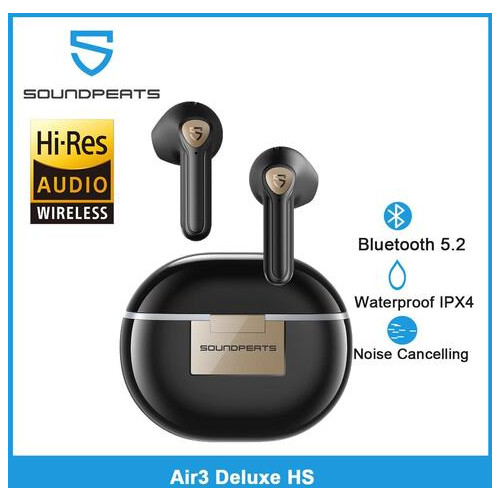 TWS-навушники SoundPEATS Air3 Deluxe HS black фото №2
