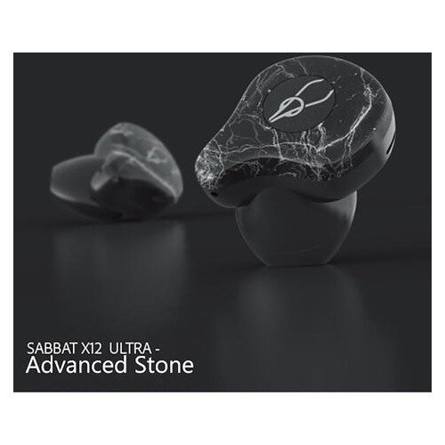 Навушники Sabbat X12 Ultra Advanced stone підтримка aptX Чорно-сірий фото №6