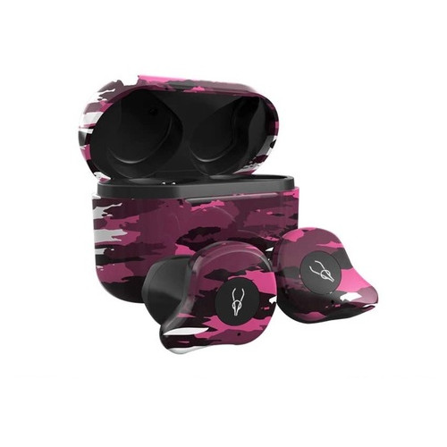 Наушники Sabbat X12 Ultra Emirates rock + поддержка aptX Черно-розовый фото №1
