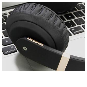 Накладні навушники XPRo Wireless Bluetooth SY BT1602 бездротові для комп'ютера чорні (24387-BT1602_367) фото №4