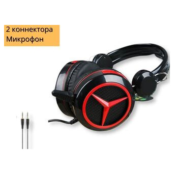 Ігрові навушники з мікрофоном та регулюванням висоти XPRO X2 чорні (MER-15572) фото №2