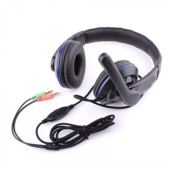Ігрові навушники з мікрофоном та регулюванням висоти XPRO X5 чорні (MER-15581) фото №6