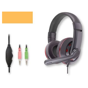 Ігрові навушники з мікрофоном та регулюванням висоти XPRO X5 чорні (MER-15581) фото №1