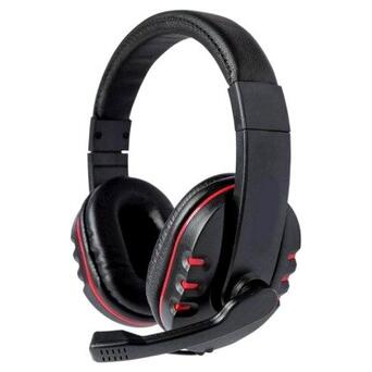 Ігрові навушники з мікрофоном та регулюванням висоти XPRO X6 чорні (MER-15582) фото №1