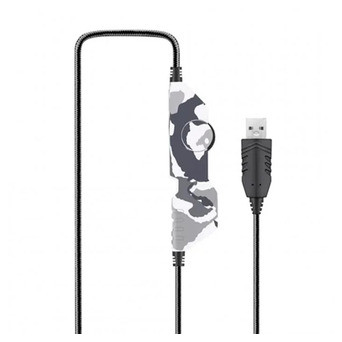 Навушники ігрові з мікрофоном та підсвічуванням XPRO Q9 хакі (MER-15578) фото №2