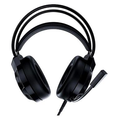Ігрові навушники з мікрофоном та регулюванням висоти та LED RGB підсвічуванням XPRO JH-780 чорні (38764-01_455) фото №3