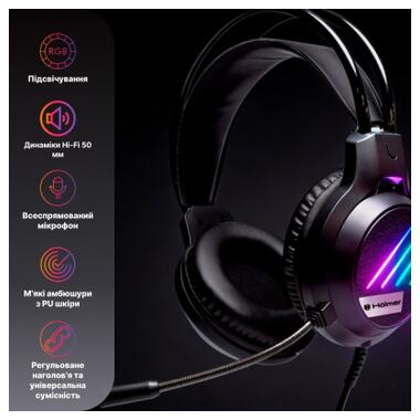 Наушники Holmer H-01GS 3.5 мм Black (H-01GS) фото №12