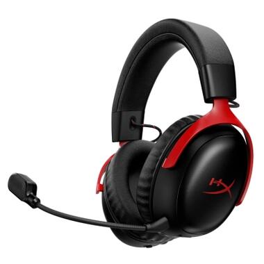 Наушники HyperX Cloud III S Wireless/USB-A/USB-C Black/Red (A59Z0AA) фото №1