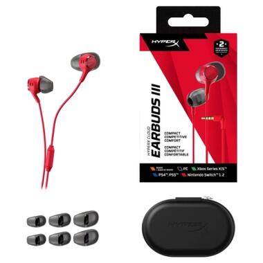 Наушники HyperX Cloud Earbuds III Wired Red (BN7S0AA) фото №11