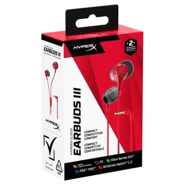 Наушники HyperX Cloud Earbuds III Wired Red (BN7S0AA) фото №12