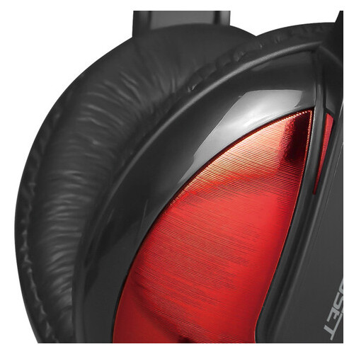Игровые наушники Xtrike Me Gaming HP-307 с микрофоном проводные черно-красные (ZE35011822) фото №4