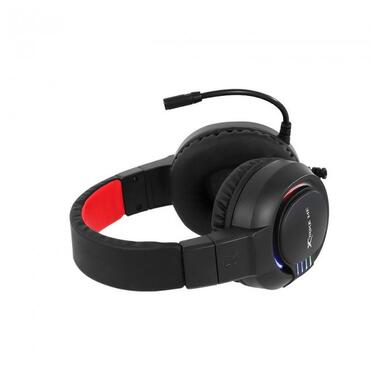 Навушники ігрові XTRIKE ME Gaming RGB Backlight GH-405, USB-AUX, чорні фото №4