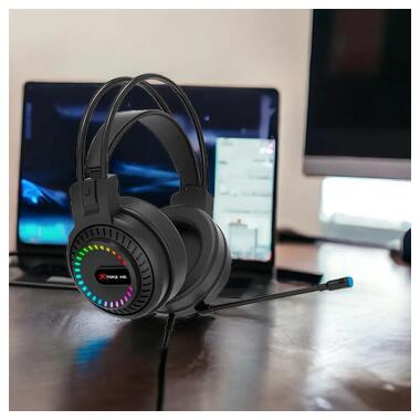 Наушники XTRIKE ME Gaming RGB HP-318 черные фото №7