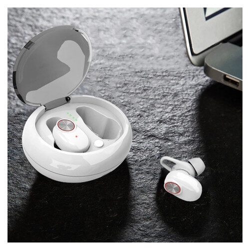 Навушники SUNROZ V5 TWS Bluetooth White (953786160-DP) (OT065503) фото №4
