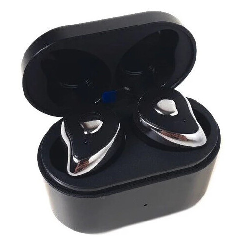 Беспроводные Bluetooth наушники TWS SE6 с кейсом черные (ZE35011558) фото №2