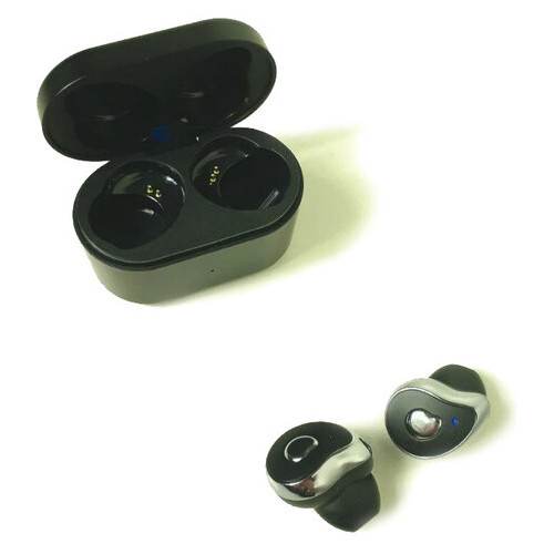 Беспроводные Bluetooth наушники TWS SE6 с кейсом черные (ZE35011558) фото №4
