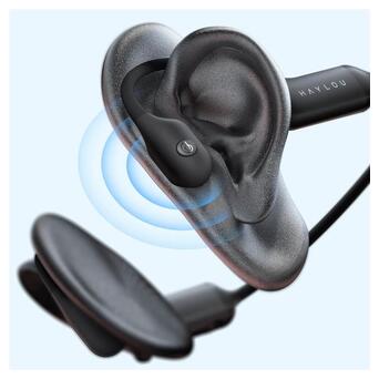 Bluetooth-гарнітура Haylou PurFree BC01 Wireless Bone Conduction Headphones Black (HAYLOU-BC01-BK) фото №4