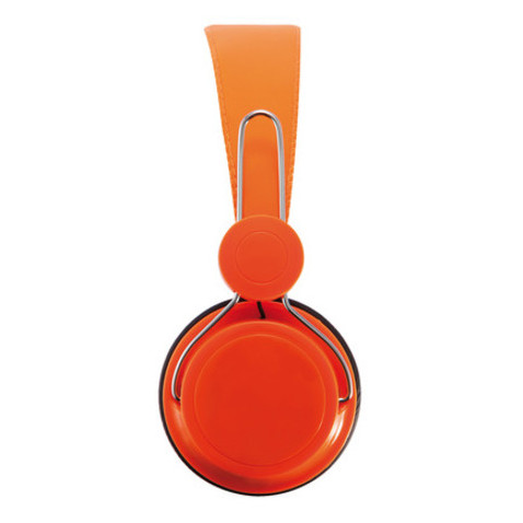 Навушники Super Style з довгим дротом (1,5 м), оранжеві фото №2