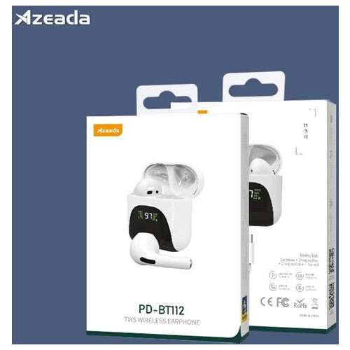 Продам Bluetooth гарнітуру AZEADA Lingcon 4th Mini TWS BT-112 White фото №8