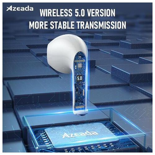 Продам Bluetooth гарнітуру AZEADA Lingcon 4th Mini TWS BT-112 White фото №6