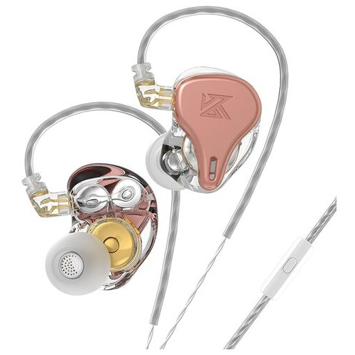 Динамічні навушники Knowledge Zenith DQ6S Rose Gold фото №1