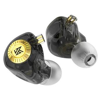 Навушники KZ EDX Ultra з мікрофоном black фото №2
