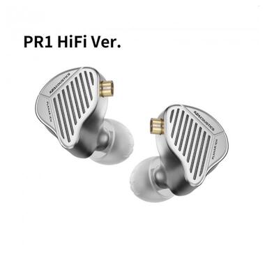 Магніто-планарні навушники KZ PR1 Hi-Fi Tuned з мікрофоном (Сірий) фото №3