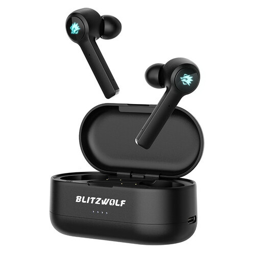 Наушники Bluetooth BlitzWolf BW-FLB2 + кейс Черный фото №1
