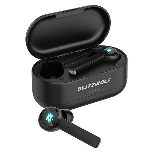Наушники Bluetooth BlitzWolf BW-FLB2 + кейс Черный фото №6
