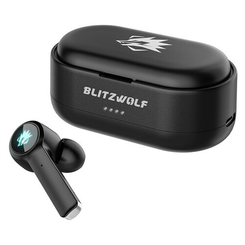 Наушники Bluetooth BlitzWolf BW-FLB2 + кейс Черный фото №2