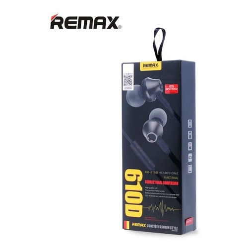 Наушники Remax RM-610D Earphone Black (UQ74129484) фото №1