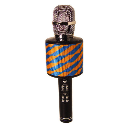 Караоке-микрофон портативный DM K-319, сине-желтый (77701691) фото №1