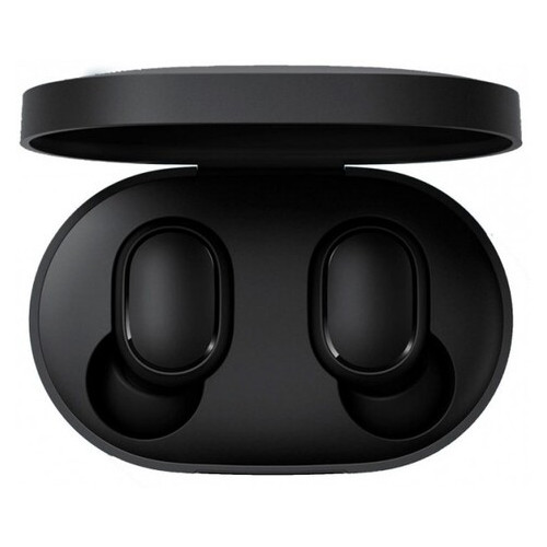 Наушники беспроводные Bluetooth MDR MI Redmi AirDots в кейсе, черные (77703343) фото №2