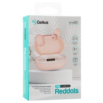 Навушники Gelius Pro Reddots TWS Earbuds GP-TWS010 Pink (00000082298) фото №6
