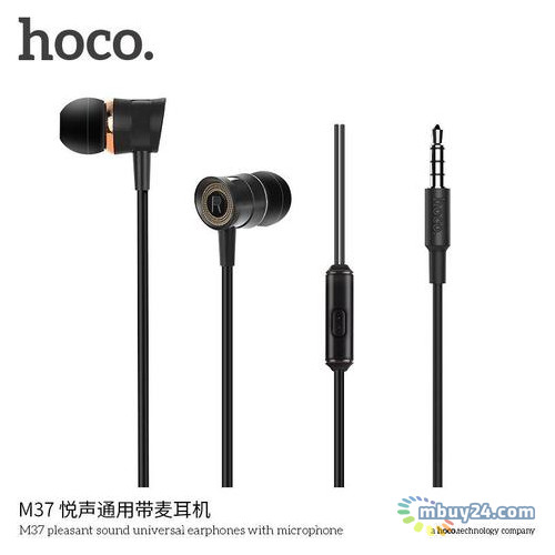 Наушники Hoco M37 pleasant sound Black фото №1