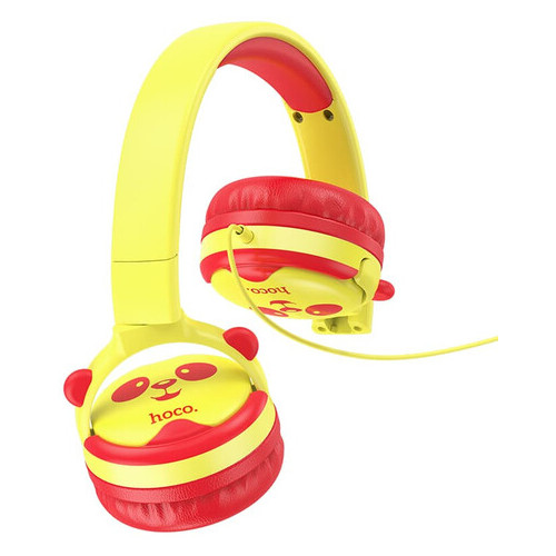 Навушники Hoco W31 Childrens Жовто-червоний фото №2