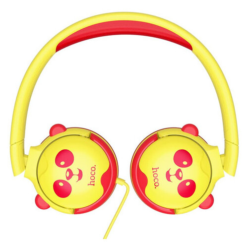 Навушники Hoco W31 Childrens Жовто-червоний фото №3