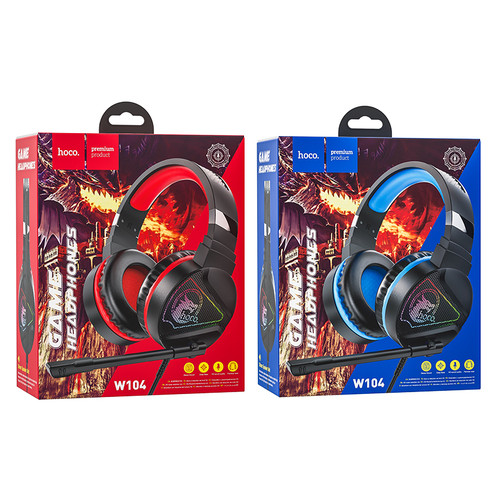 Навушники Hoco W104 Drift Gaming Red фото №2