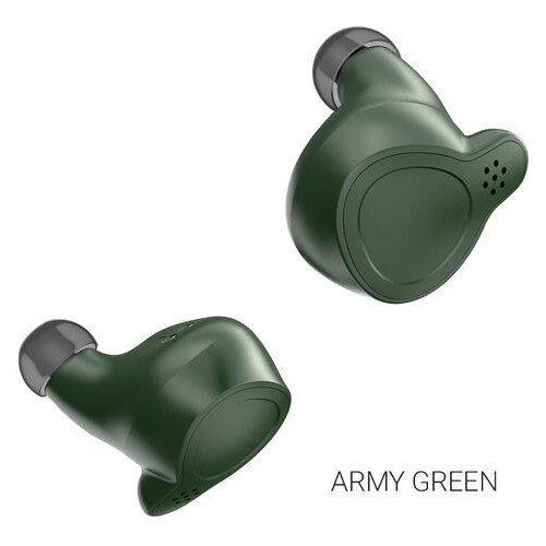 Наушники Hoco ES47 Shelly TWS wireless BT Army green фото №1