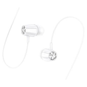 Навушники Hoco M88 Graceful universal earphones with mic White фото №1