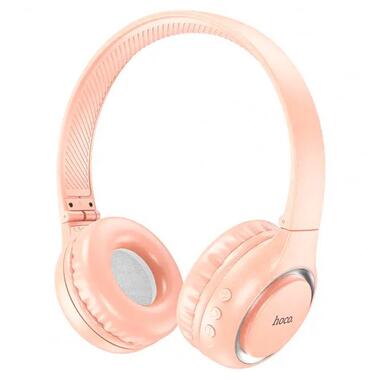 Bluetooth навушники Hoco W41 Charm Pink фото №1