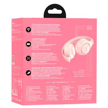 Bluetooth навушники Hoco W41 Charm Pink фото №3