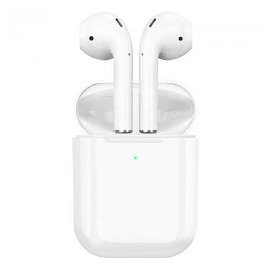 Навушники Bluetooth HOCO EW41 в кейсі білі фото №1