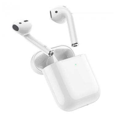 Навушники Bluetooth HOCO EW41 в кейсі білі фото №2
