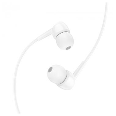 Навушники HOCO celestial universal earphones with microphone M99 білі фото №1