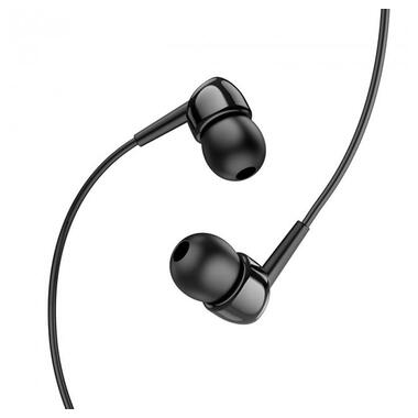 Навушники HOCO celestial universal earphones with microphone M99 чорні фото №2