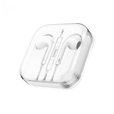 Навушники Hoco crystal earphones with Mic M1 Max білі фото №1