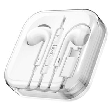 Навушники Hoco Type-C crystal earphones with Mic M1 Max білі фото №2