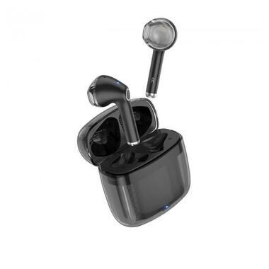 Навушники бездротові Bluetooth HOCO Clear Explore Edition EW15 в кейсі чорні фото №2