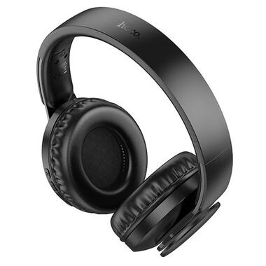 Накладні бездротові навушники Hoco W45 Enjoy Black фото №2
